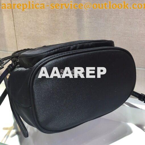 Replica Prada Duet Nylon Shoulder Bag With Braided Trim 1BH038 10