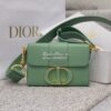 Replica Dior 30 Montaigne Box Bag with Tonal Enamel CD M9204U Cloud Bl 12
