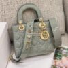 Replica Dior Book Tote Brown Cannage Embroidered Velvet M1286 19