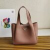 Replica Prada Leather Handbag 1BG335 Dust Pink