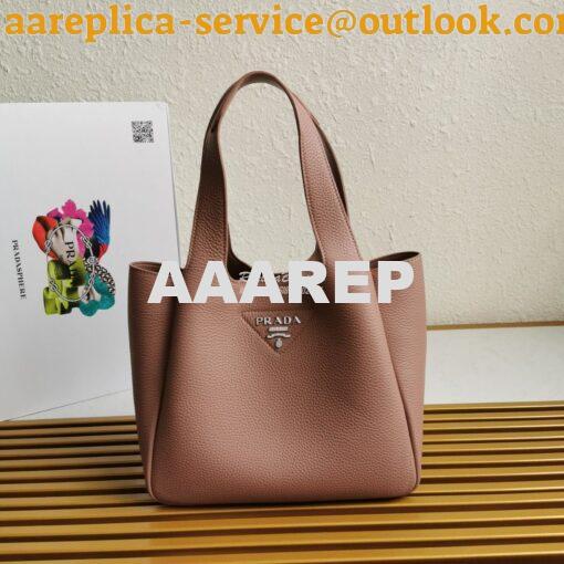 Replica Prada Leather Handbag 1BG335 Dust Pink