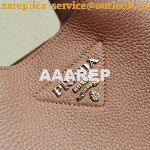 Replica Prada Leather Handbag 1BG335 Dust Pink 3