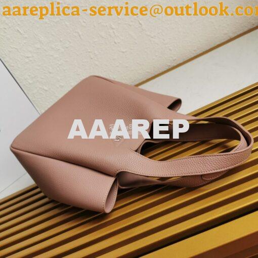 Replica Prada Leather Handbag 1BG335 Dust Pink 4