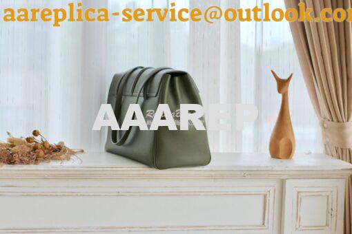 Replica Celine Large Soft 16 Bag In Smooth Calfskin 194043 Green 2