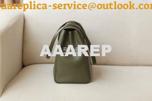 Replica Celine Large Soft 16 Bag In Smooth Calfskin 194043 Green 4