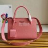 Replica Prada Monochrome Ligh pink Saffiano Leather Bag