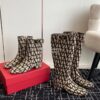 Replica Valentino VLogo Ankle Boot In Toile Iconographe 30mm 2W2S0FT1 9