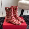 Replica Valentino VLogo Ankle Boot In Toile Iconographe 30mm 2W2S0FT1
