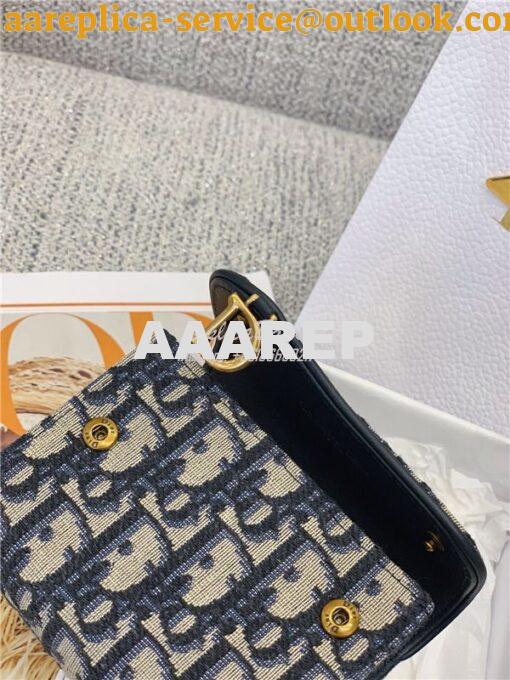 Replica Dior Saddle Lotus Wallet Oblique Jacquard S5652 9