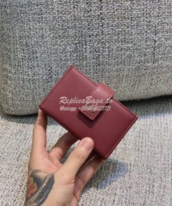 Replica Dior 30 Montaigne 5-Gusset Card Holder Grained Calfskin S2058