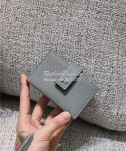 Replica Dior 30 Montaigne 5-Gusset Card Holder Grained Calfskin S2058