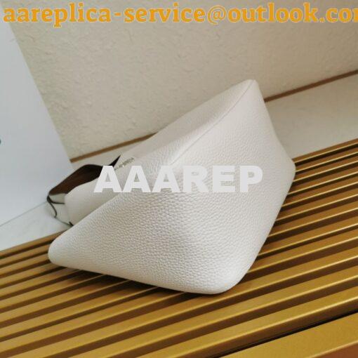 Replica Prada Leather Handbag 1BG335 White 8