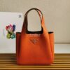 Replica Prada Leather Handbag 1BG335 Orange