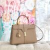 Replica Celine Luggage Bag In Textile And Natural Calfskin 189242 Tan/ 36