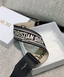 Replica Christian Dior Belt Embroidered Canvas 65 MM B0001 2