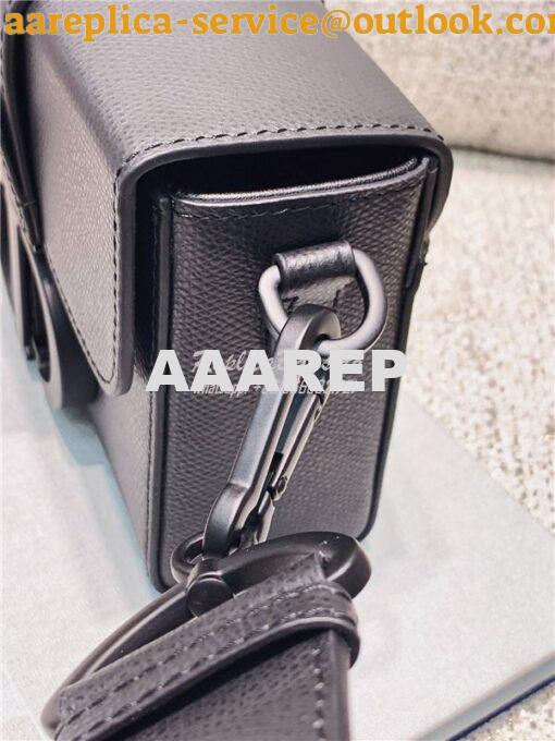 Replica Dior 30 Montaigne Box Bag M9204 Black Ultramatte Grained Calfs 15