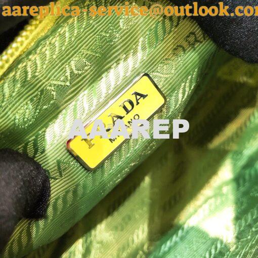 Replica Prada Re-Edition 2000 Nylon Mini-Bag 1NE515 Yellow 8