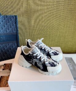 Replica Dior D-Connect Sneaker Technical Fabric Butterfly Print 2