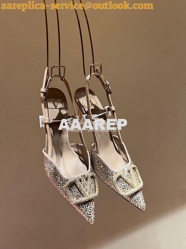 Replica Valentino VLogo Signature embellished pumps 80mm WS0R01N 4 Replica Valentino VLogo Signature embellished pumps 80mm WS0R01N 4