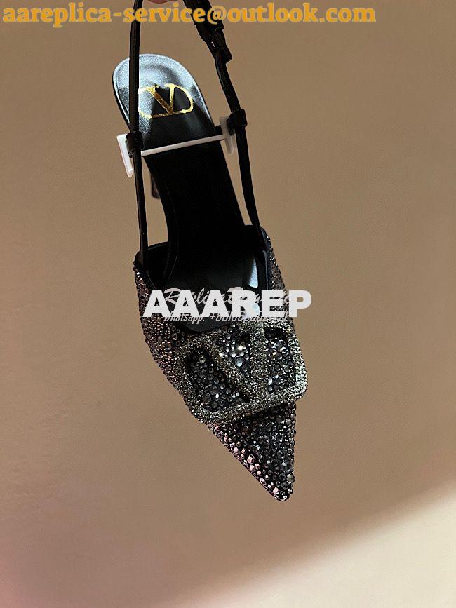 Replica Valentino VLogo Signature embellished pumps 80mm WS0R01N 10 Replica Valentino VLogo Signature embellished pumps 80mm WS0R01N 10