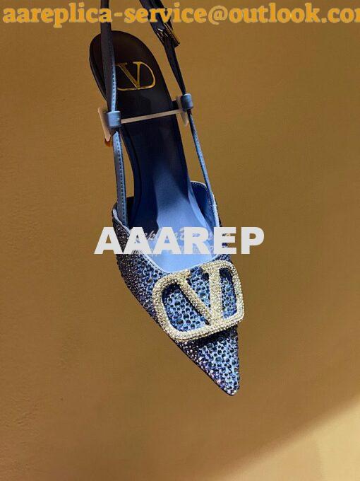 Replica Valentino VLogo Signature embellished pumps 80mm WS0R01N 17