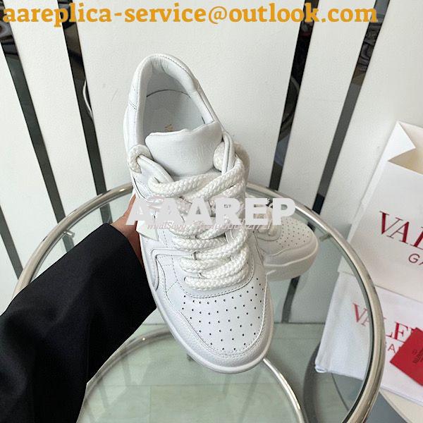 Replica Valentino Garavani Men Female One Stud Leather Platform Sneake 6 Replica Valentino Garavani Men Female One Stud Leather Platform Sneake 6