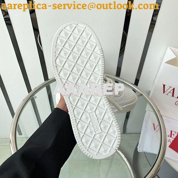 Replica Valentino Garavani Men Female One Stud Leather Platform Sneake 10 Replica Valentino Garavani Men Female One Stud Leather Platform Sneake 10