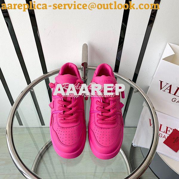 Replica Valentino Garavani Men Female One Stud Leather Platform Sneake 11 Replica Valentino Garavani Men Female One Stud Leather Platform Sneake 11