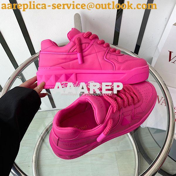 Replica Valentino Garavani Men Female One Stud Leather Platform Sneake 13 Replica Valentino Garavani Men Female One Stud Leather Platform Sneake 13