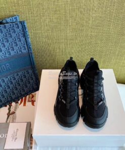 Replica Dior D-Connect Sneaker Technical Fabric Black 2