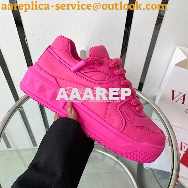 Replica Valentino Garavani Men Female One Stud Leather Platform Sneake 16 Replica Valentino Garavani Men Female One Stud Leather Platform Sneake 16