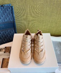 Replica Dior D-Connect Sneaker Technical Fabric Nude