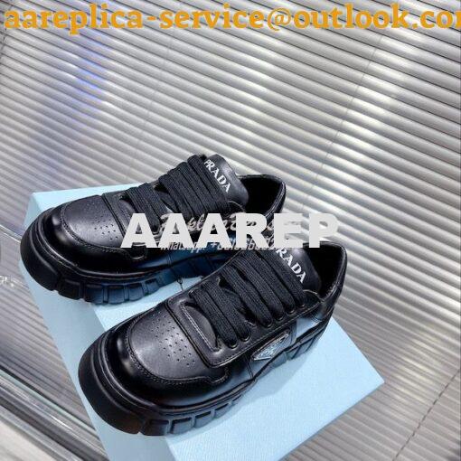 Replica Prada Men Female Leather sneakers 2EE378 14