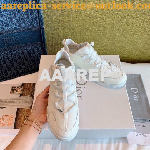 Replica Dior D-Connect Sneaker Technical Fabric White 3