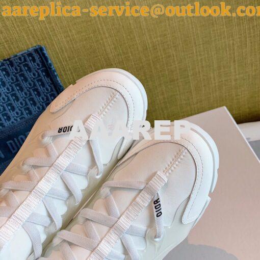 Replica Dior D-Connect Sneaker Technical Fabric White 4