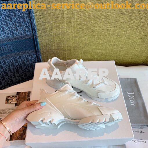 Replica Dior D-Connect Sneaker Technical Fabric White 5