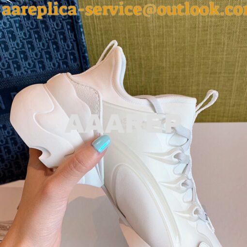 Replica Dior D-Connect Sneaker Technical Fabric White 6