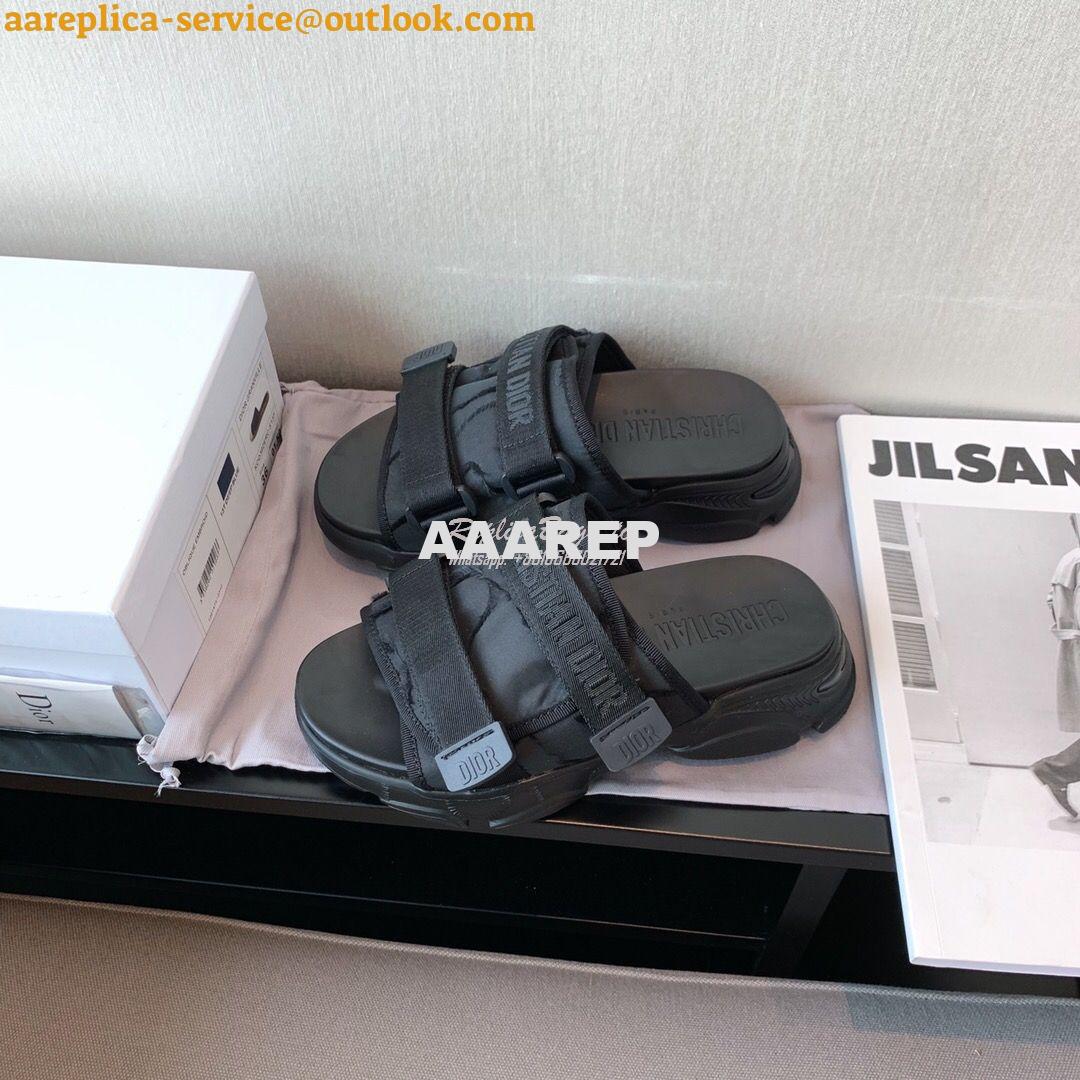 Replica Dior D-Wander Mules Black Camouflage Technical Fabric 3 Replica Dior D-Wander Mules Black Camouflage Technical Fabric 3