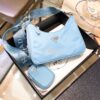 Replica Prada Re-Edition Nylon Multi-Pochette Bag 1BH204 Astral Blue