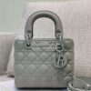 Replica Dior Lady Dior My ABCdior Bag in stone Grey Ultramatte Cannage