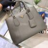 Replica Prada Galleria Saffiano Leather Bag 1BA232 Grey