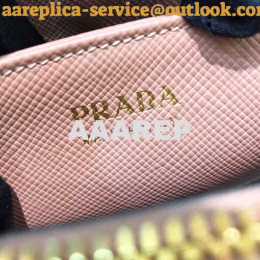 Replica Prada Galleria Saffiano Leather Bag 1BA232 Powder Pink 8