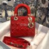 Replica Dior My ABCdior Lady Dior Bag in Patent Calfskin M0538 Rose De 11