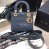 Replica Dior My ABCdior Lady Dior Bag in Patent Calfskin M0538 Dark De