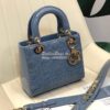 Replica Dior My ABCdior Lady Dior Bag in Patent Calfskin M0538 Ash Blu