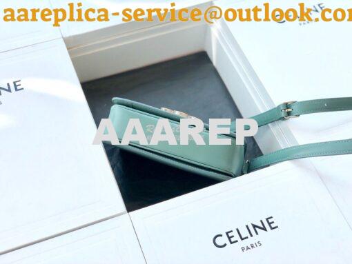 Replica Celine Triomphe Bag Celadon 7