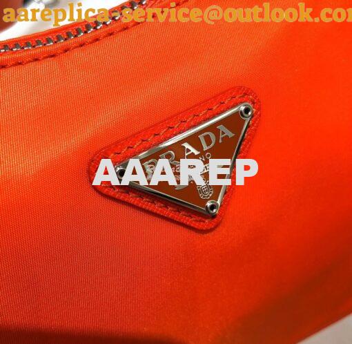 Replica Prada Re-Edition Nylon Multi-Pochette Bag 1BH204 Orange 5