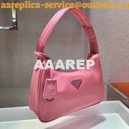 Replica Prada Re-Edition 2000 Nylon Mini-Bag 1NE515 Pink 3