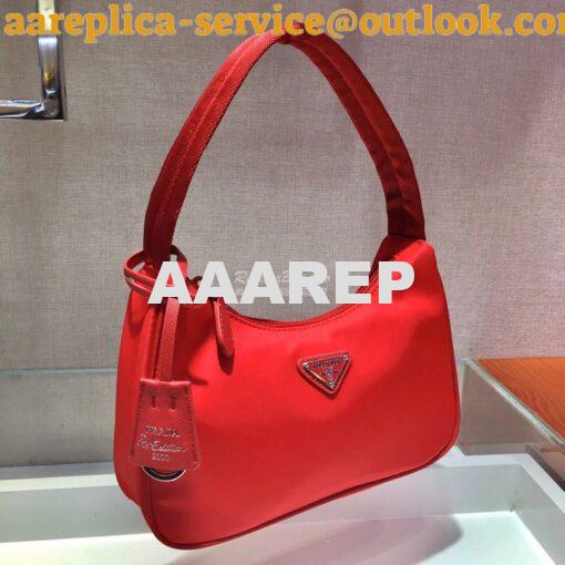 Replica Prada Re-Edition 2000 Nylon Mini-Bag 1NE515 Red 3
