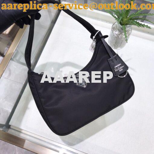 Replica Prada Re-Edition 2000 Nylon Mini-Bag 1NE515 Black